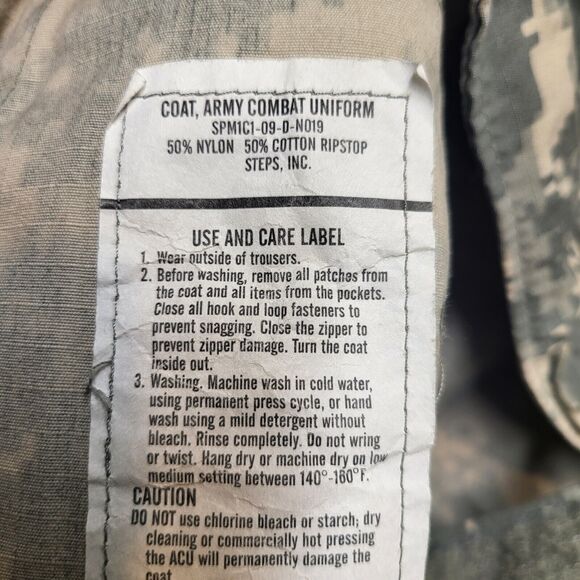 US Military BDU Coat Mens M Digital Camo Ripstop Fatigues Shirt Jacket Hunting - Picture 4 of 9